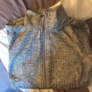 Old navy gray athletic zip up